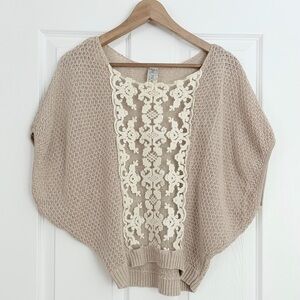 Free People Goldie Lurex Swit Sweater Size S